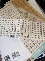 Scrapbooking 43 Piece Lot Pages Stickers K&Company New