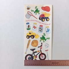 Lot of 6 Sandylion Little Boys Sticker And Border Sheets