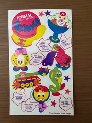 1980s Vintage Sticker Sandylion Maxi Activity Animal Self Defence Defense RARE