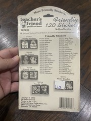 VTG 1995 Happy New Years Sealed Package Stickers Lot Of 2 Teachers Friend