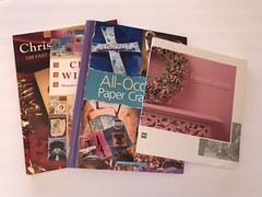 Lot of 4 Crafting Books Cards Tags Paper Crafting Scrapbooking Assorted Projects