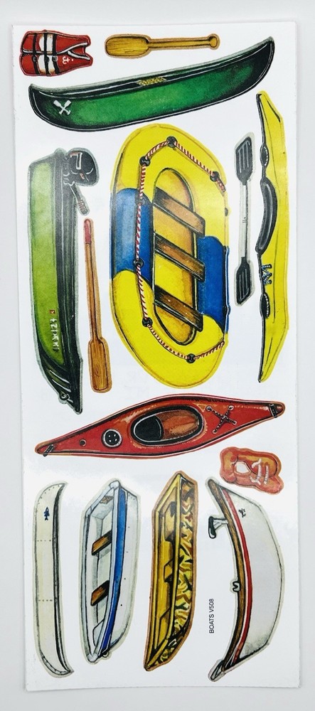 retired 2000 NotSoCute Boat Stickers 5.5×12 inch Canoe Raft Motorboat Kayak