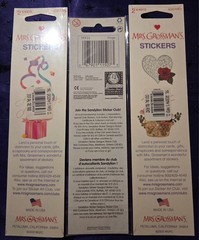 Vintage Y2K Sticker Lot Of 3 ~Mrs Grossmans Sandylion Puffy Fuzzy Opal Frogs~