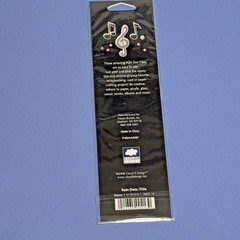CLOUD 9 By Fiskars Epoxy Rain Drop ~Dance ~ Dancer Music Note Scrapbook Stickers