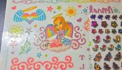 Lisa Frank tattoo And Sticker Bundle Butterfly Jerseys Smily Faces. READ