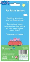 Reusable Green Sparkly Peppa and George Pig Stickers – Perfect for Crafting!