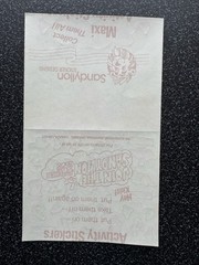 Vintage Sandylion Maxi Activity Sticker Sheet 80s Count Me In