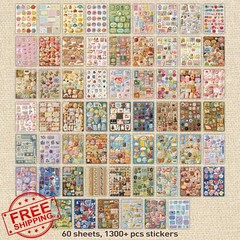 Bomichi Sticker Book Green Brown 2 in 1