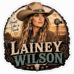 Lainey Wilson Sticker/Country/Country Music/Heart Like A Truck/Style 1