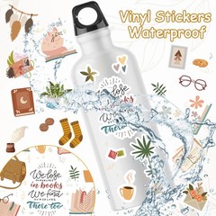 Whaline 30 Sheet Reading Journal Scrapbook Sticker Decals Memories Multicolor