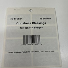 Standard Publishing Acid Free Christmas Blessings Stickers Peace Angels Stickers