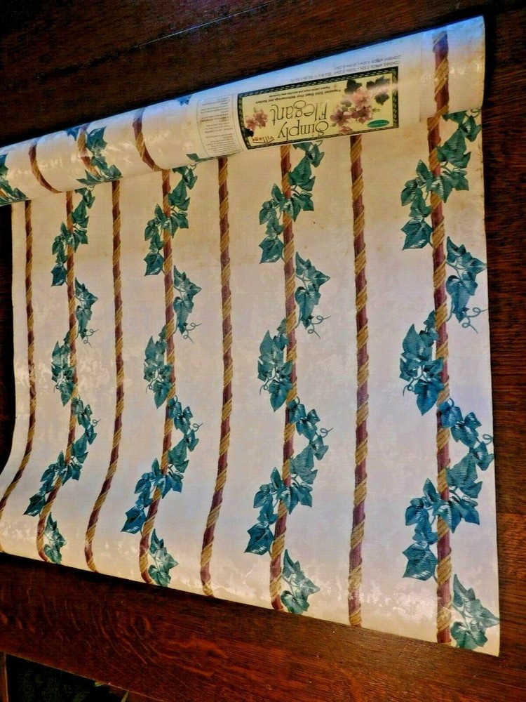 SIMPLY ELEGANT WALLPAPER, SCRAPBOOKS & CRAFTS. IVY LEAVES-VINYL,585808