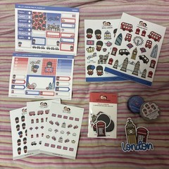 Hubman and Chubgirl | London Travel Sticker Planner Bundle