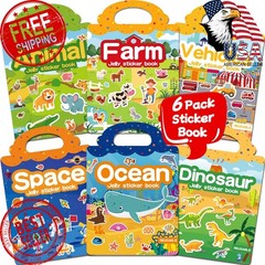 CREATIVETREES Reusable Sticker Book 6 Sets
