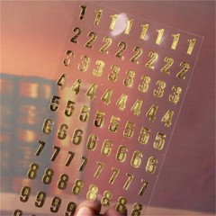 Glitter Alphabet Letter Metallic Sticker Self Adhesive For Card Making DIY Craft