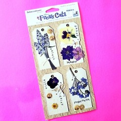 Vintage Mini Fresh Cuts Rebecca Sower Designs For Scrapbooking Botanicals FCM030