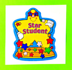 Vintage Carson Dellosa Star Student Large Sticker