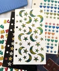 Stickopotamus Sticker 6-Ring Binder Album With 32 Stickers Pages
