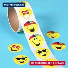 Sticker Roll 5 Rolls of Back to School Sticker Party Supplies Stickers for Kids
