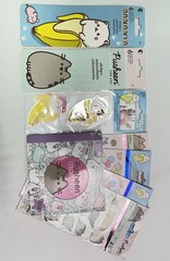 Pusheen the Cat Bananya SandyLion Stickers Decals Coloring Book Lot