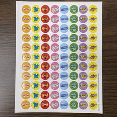 Vintage 2004 The Paper Magic Group Teacher Enrichment Mini Stickers- 2 Sheets
