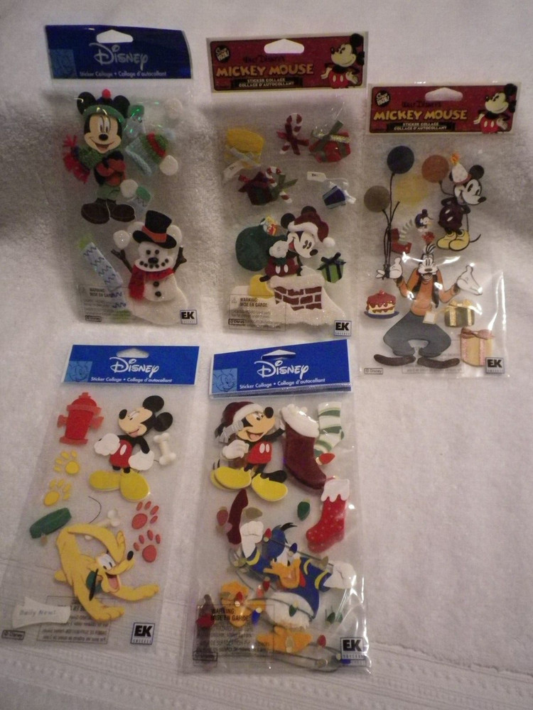 Disney’s Mickey Mouse Christmas Stickers EK Success Jolee’s choose one