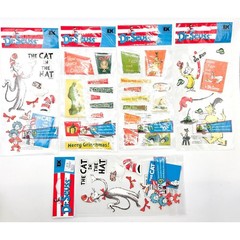 Dr Seuss EK Success Stickers Grinch Cat Hat Green Eggs Jolee’s Boutique 5 Packs