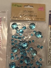Mixed Craft Rhinestone Gem Sticker Lot Recollections Adhesive Jewels Bling Gems