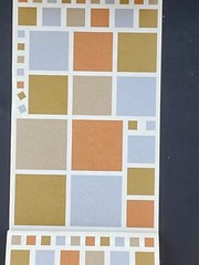Mrs. Grossman’s Bronze Vellum Squares Sticker Lot of 12 Mods Sheets Vintage 2003