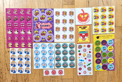 139 CHERRY SNIFF Stickers JUMBO Ice Cream GUMMIS Cupcakes LOLLIPOPS Banana Split
