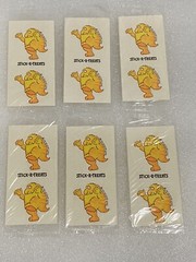 Hallmark Halloween Stick R Treats Monster Witch JOL Stickers 1983 New 21 Sheets