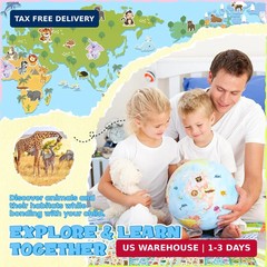 1300+ Stickers for Kids, 8 Sheets Cute Animal Stickers Bulk for Classroom Crafts