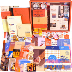 Scrapbook Supplies Kit, Vintage Junk Journaling Supplies, Scrapbooking Kit with
