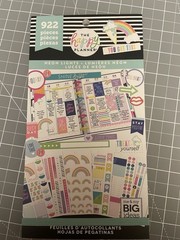 Happy Planner Me & My Big Ideas Sticker Book Lot Of 2 Neon Lights, Wellness