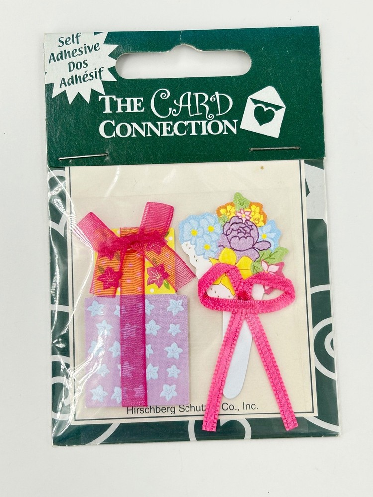THE CARD CONNECTION Self Adhesive Stickers Gift Bouquet Birthday