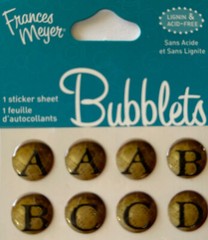 BASEBALL LETTER Epoxy Stickers (60pc)Frances Meyers•Alphabet •Upper-Case•Sports