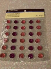 RECOLLECTIONS MULTI-COLOR RHINESTONE STICKERS 30 PCS RHINESTONES 2