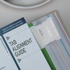 UPAFEXXI-Laminated Bible Tabs with Book Summaries(3D Gold Summaries Cream