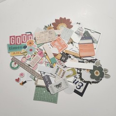 Junk Journal Ephemera Grab Bag Of Random Materials Mixed-Media Mixed Lot