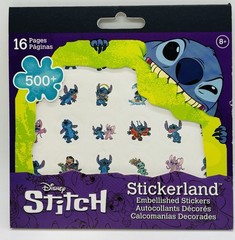 Disney x Roomscapes Stitch 100 Decal Variety Pack & 16 Pages 500+ Sticker Book