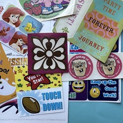Vintage 80s 90s Y2K Sticker Partials & Singles Various Brands Years Sanrio Lot