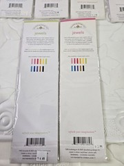 Lot Of 6 Crafts Doodlebug Mini Jewels Repeats Assorted Sizes Gems Bling Lily New