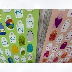 Doodlebug STICKERS Icons Headlines Easter Tags Lot of 12