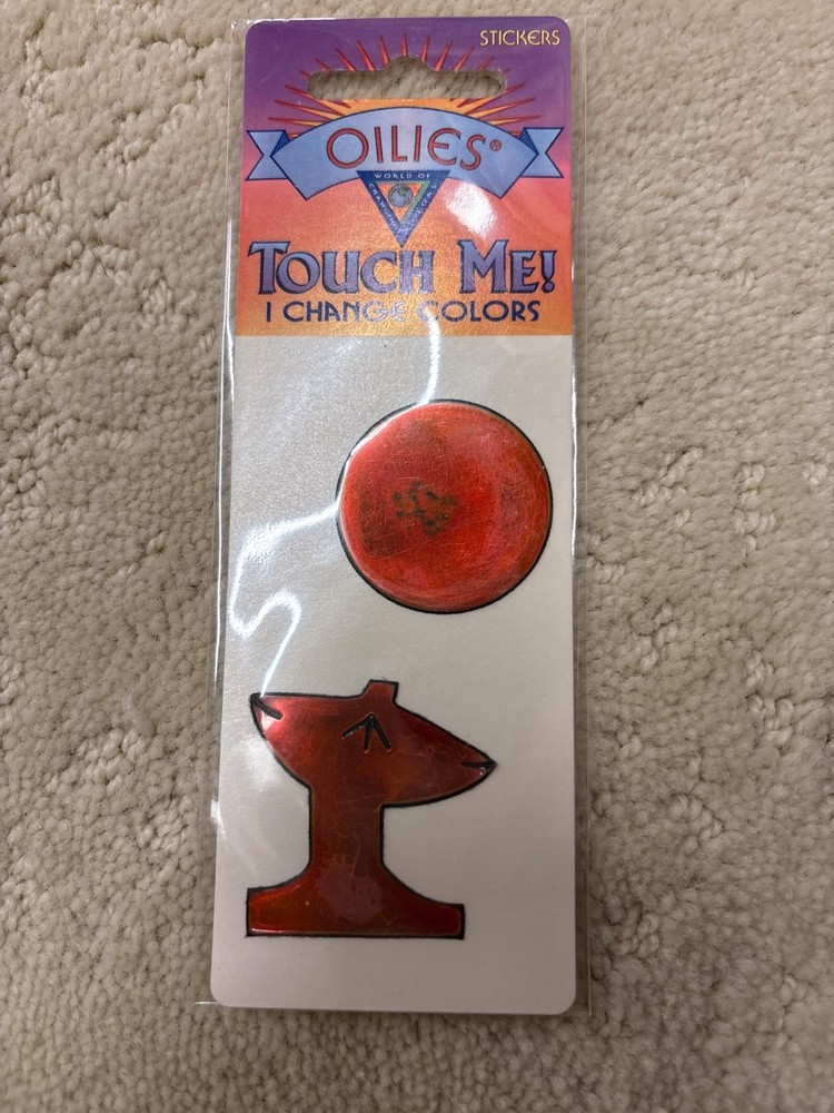 vintage oilies liquid crystal stickers – space