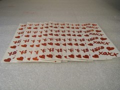 Mrs. Grossman’s – Hugs & Kisses XOXO Scrapbooking Stickers Set of 12 Sheets 1993