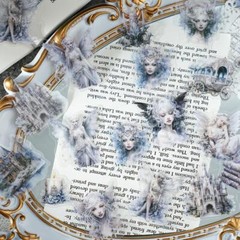 40Pcs Gothic Magic PET Stickers Journal Planner Supplies Scrapbooking Sticker