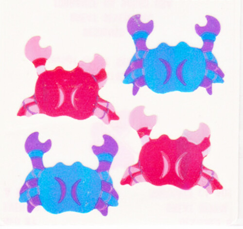 Vintage 80’s Great Seven 7 PEARLY Crabs Sticker Mod