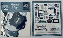 Echo Park Paper SNOWED IN Frames & Tags Ephemera Pieces~CUTE~Quick Ship!