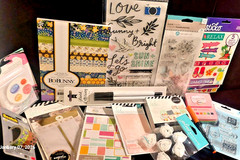 NEW Craft LOT Journal Treasure Scrap Book 15 Item Ephemera Paper Washi Stamp