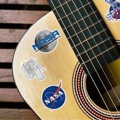 50pcs NASA Stickers, Astronaut stickers, Space Ship, Waterproof Sticker, 145